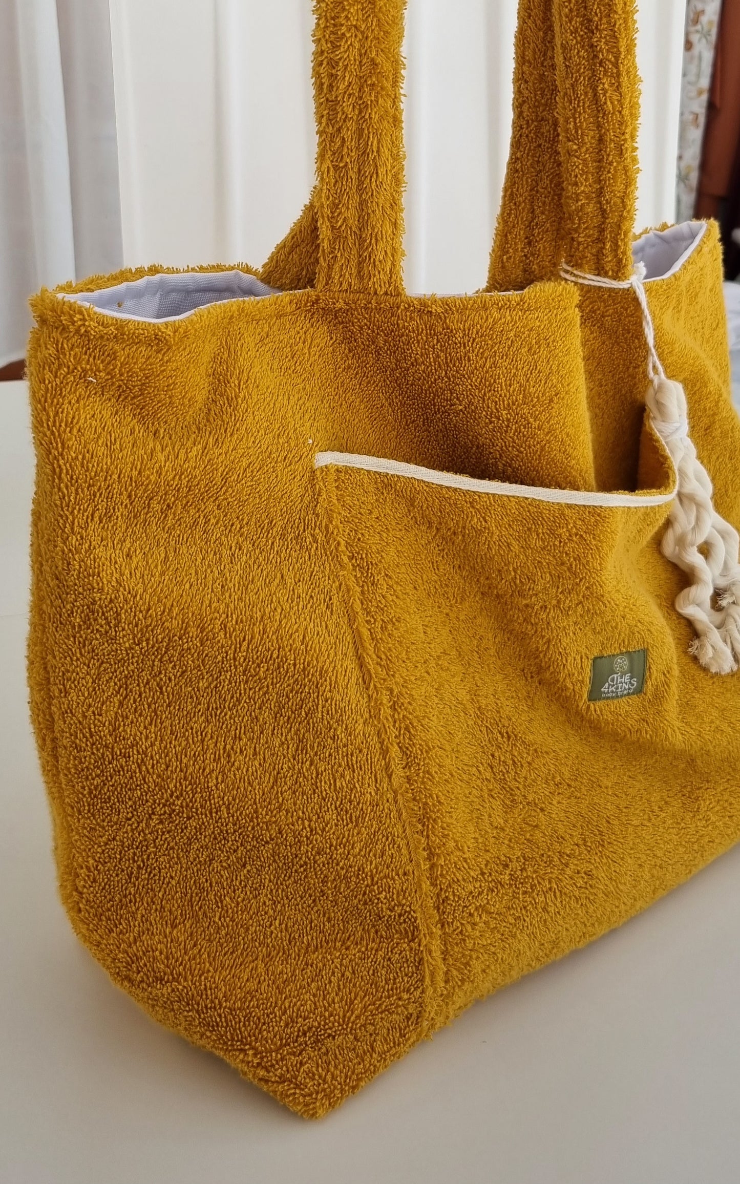Midnight Bloom Beach bag