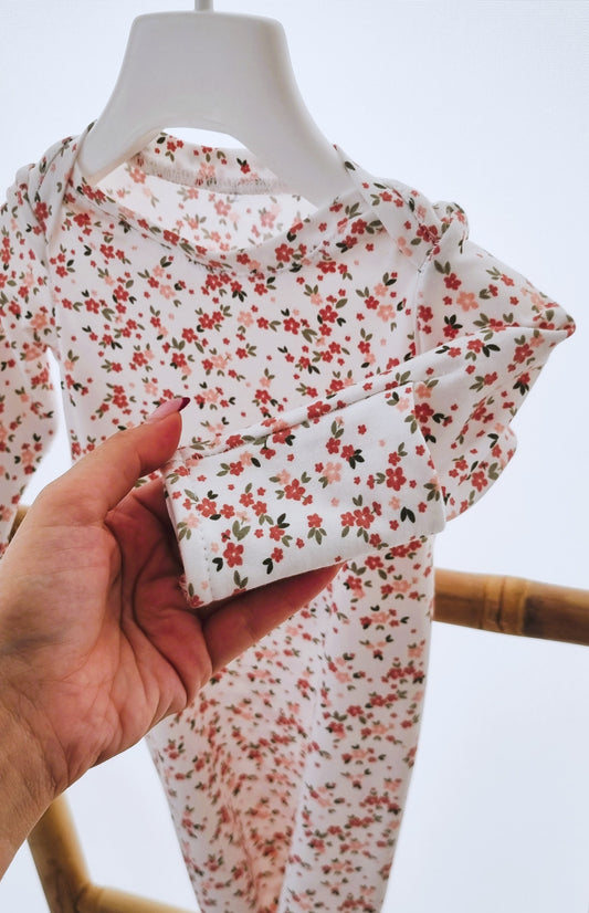 Baby Gown Floral- Βρεφικό Φορμάκι Ύπνου- My First Organics