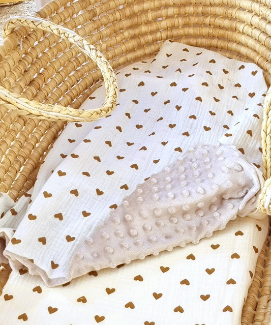 Extra Soft Σεντόνι Μουσελίνα Hearts