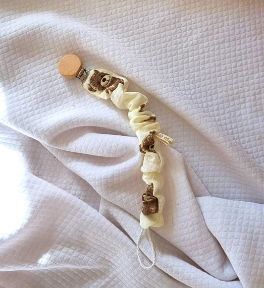 Twill Pacifier Clip
