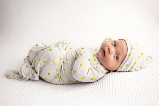 Baby Gown Lemony🍋- Βρεφικό Φορμάκι Ύπνου