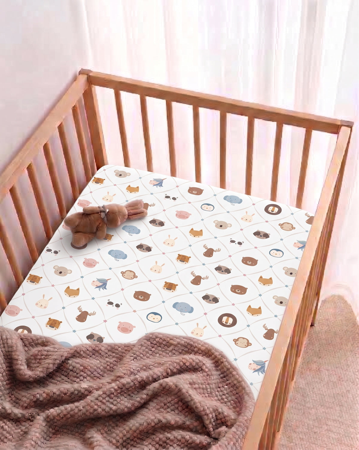 Baby Pals in white Σεντόνι