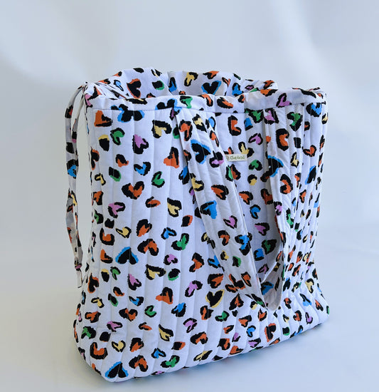 Midnight Bloom Beach bag