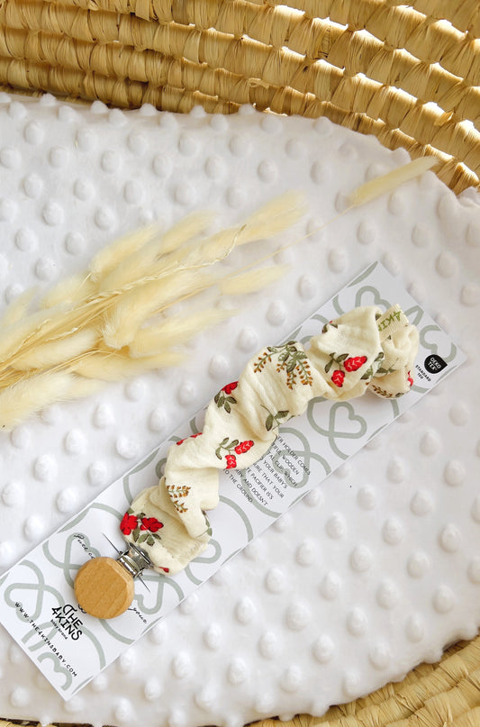Twill Pacifier Clip