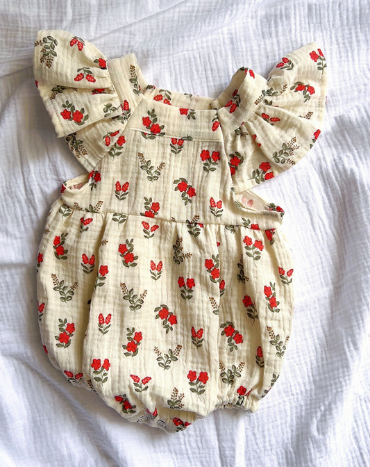 Muslin Vintage Romper Φορμάκι - Garden