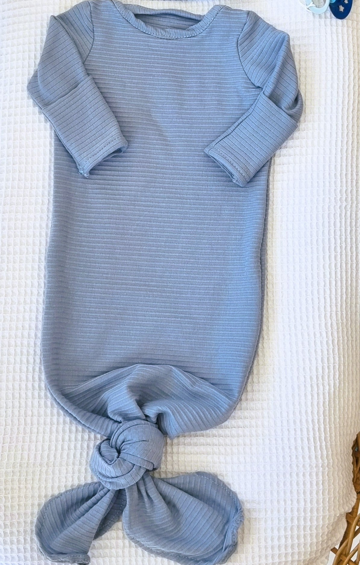Baby Gown Indigo - Βρεφικό Φορμάκι Ύπνου - My First Organics - The4kins baby brand