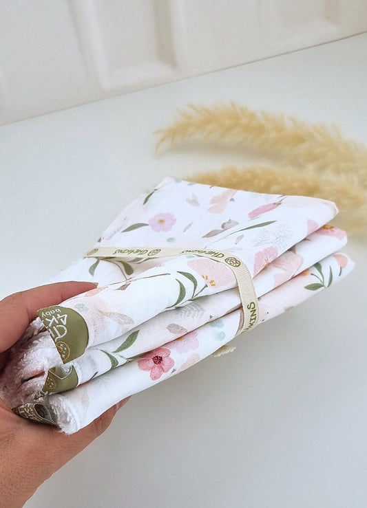 Birds Garden Σετ Πετσετάκια Φροντίδας - The4kins baby brand