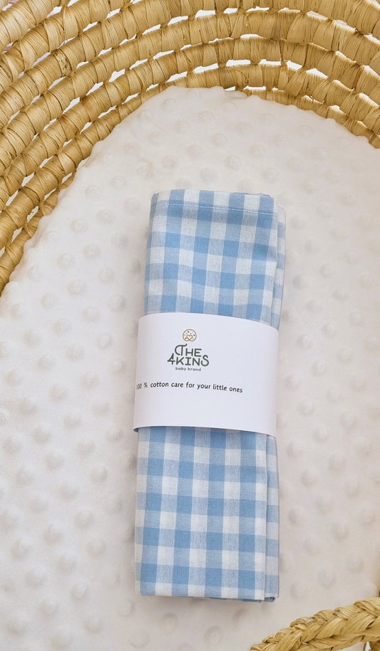 Blue Σεντόνι - The4kins baby brand