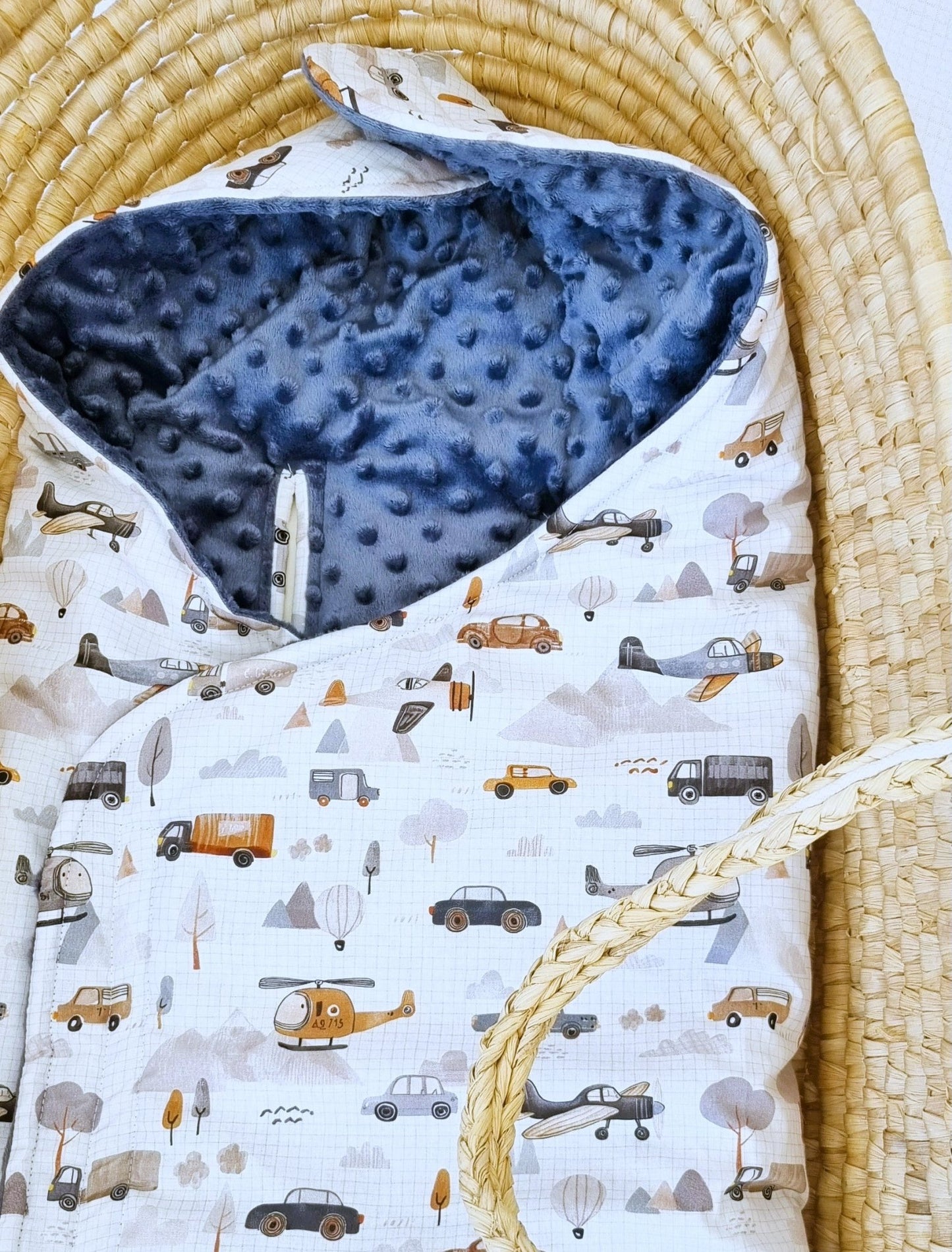 Car Seat Blanket Traffic - The4kins baby brand