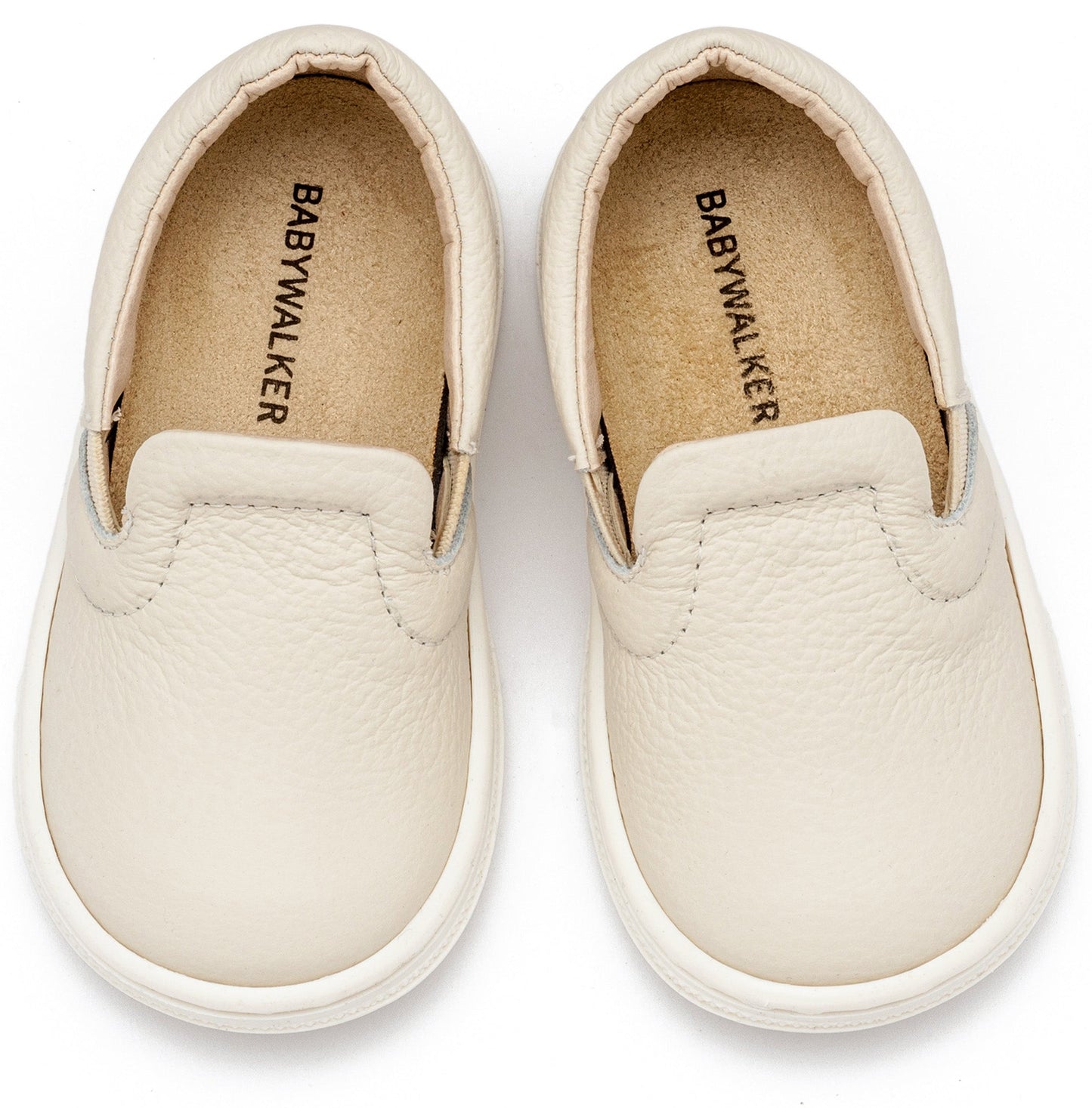 Δερμάτινο Loafer Εκρού - The4kins baby brand