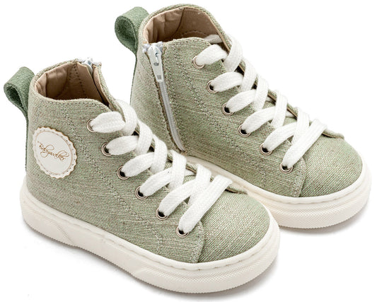 Δετό Μποτάκι Sneaker με Φερμουάρ στο Πλάι (MORE COLORS IN) - The4kins baby brand