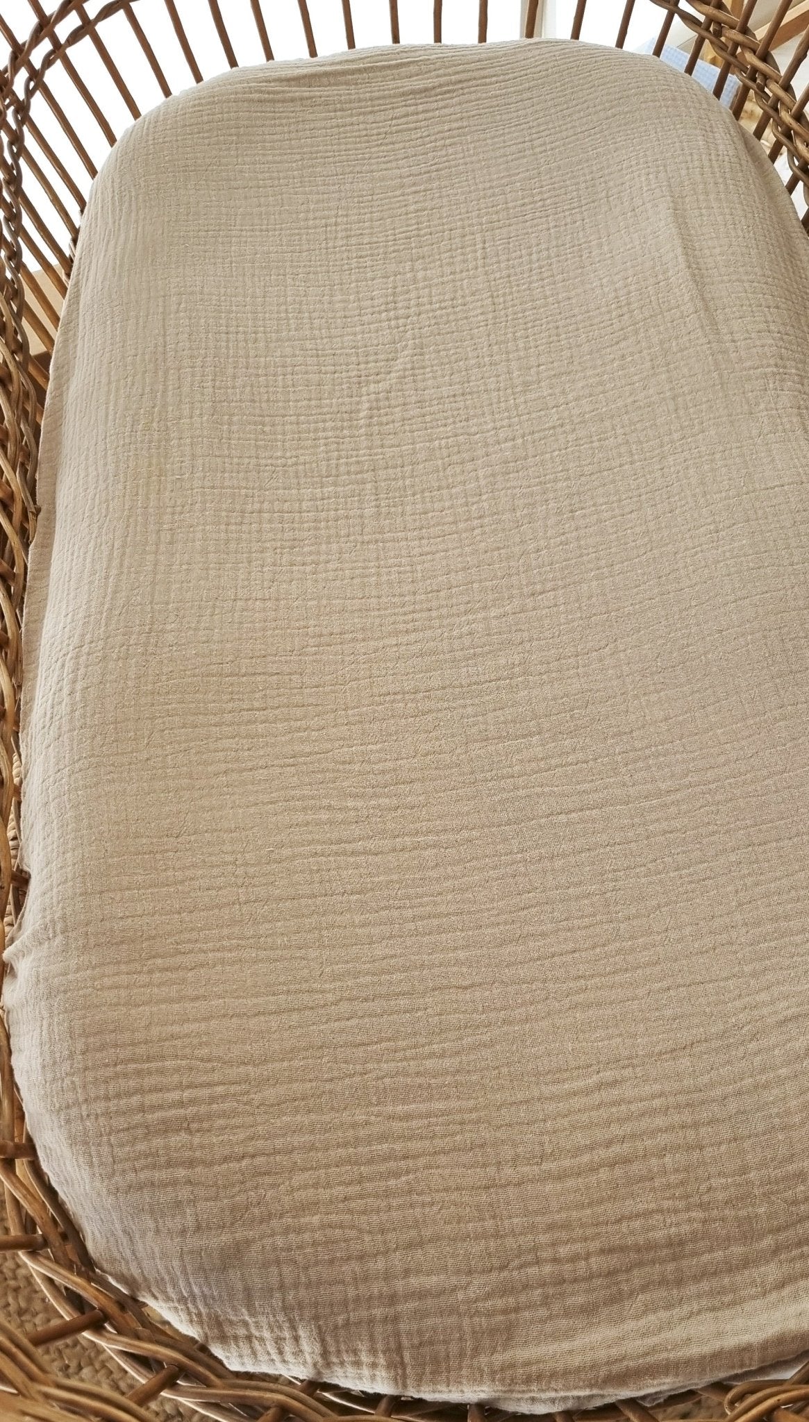 Extra Soft Σεντόνι Μουσελίνα Crema - The4kins baby brand