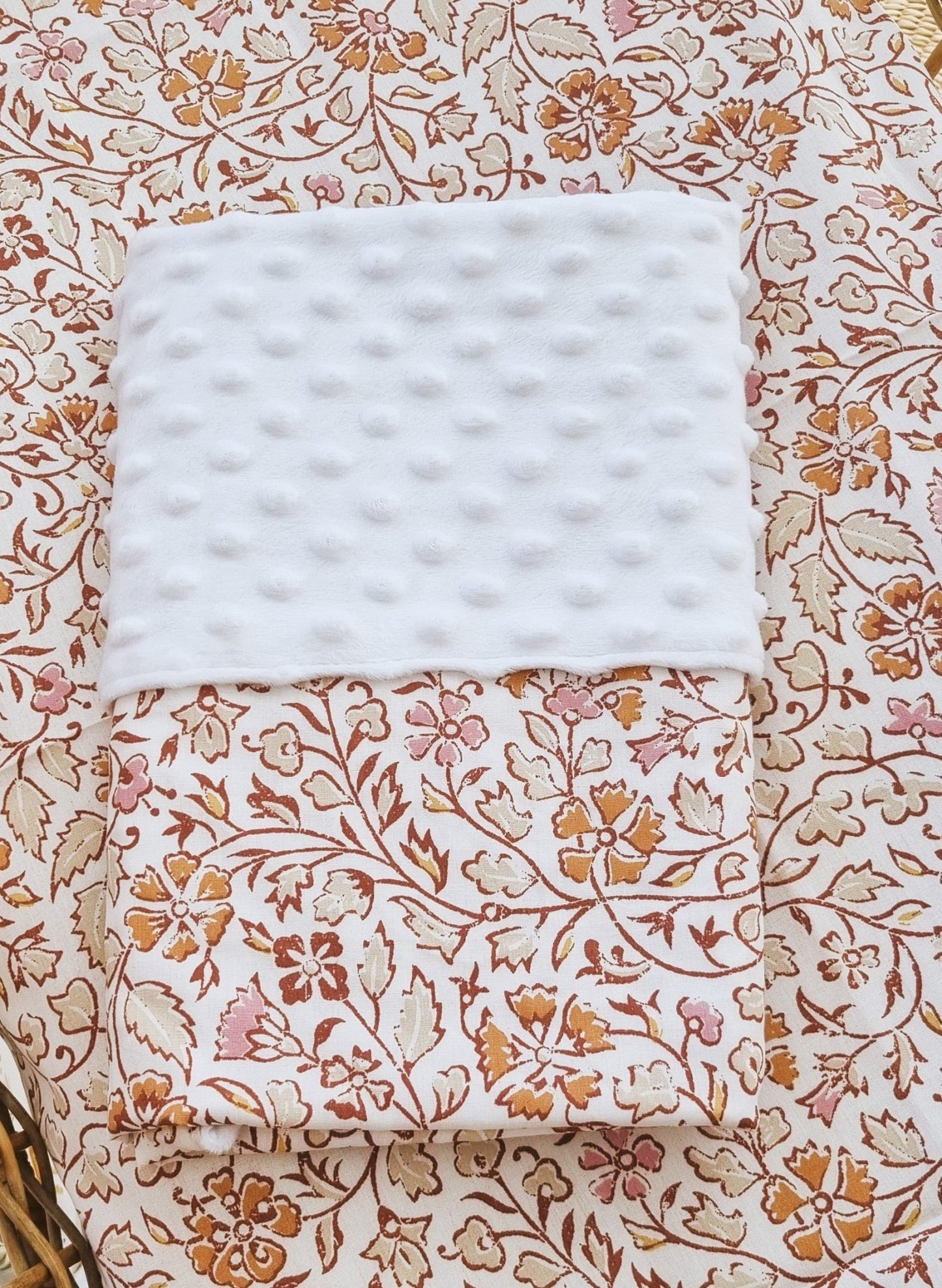 Flora Minky Κουβερτούλα - The4kins baby brand