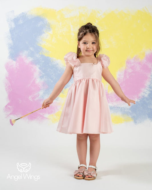 Φόρεμα BRIGITTE Baby Pink - The4kins baby brand