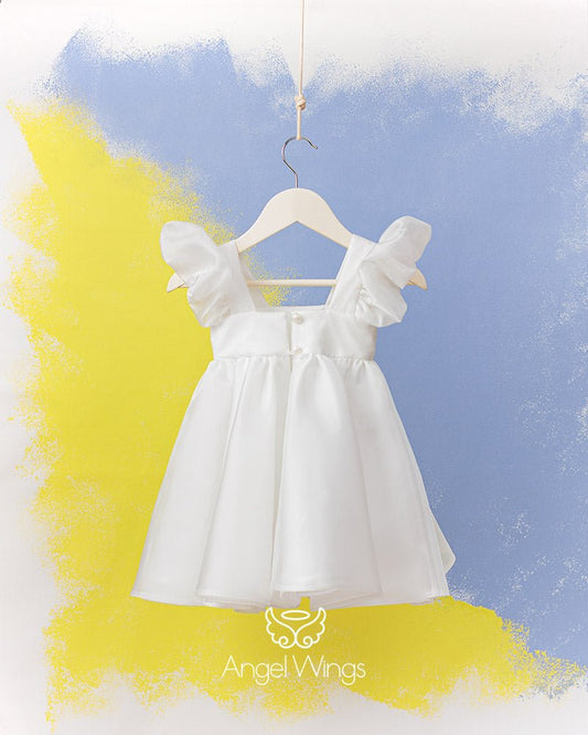 Φόρεμα BRIGITTE off White - The4kins baby brand