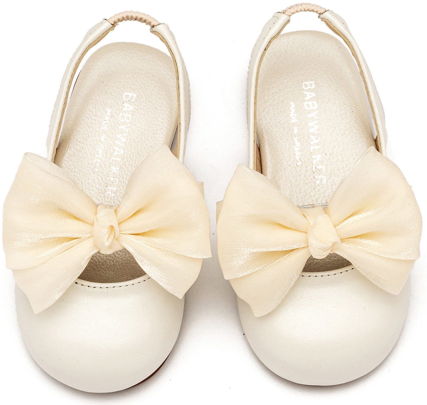 Γαλλικό Σαμπό με Φιόγκο Chiffon Εκρού - The4kins baby brand