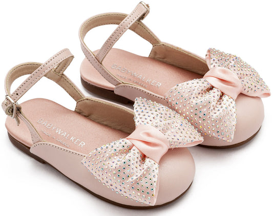 Γαλλικό Σαμπό με Μεγάλο Φιόγκο Στρας Ροζ - The4kins baby brand