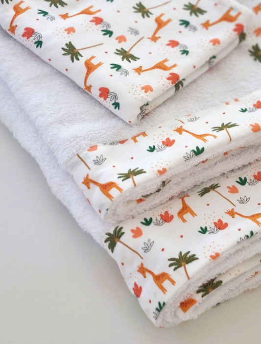 Giraffe Σετ Πετσέτες - The4kins baby brand
