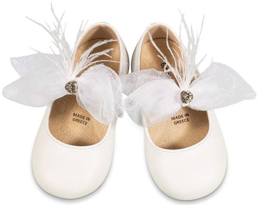 Γοβάκι Μονή Μπαρέτα με Φιόγκο (MORE COLORS IN) - The4kins baby brand