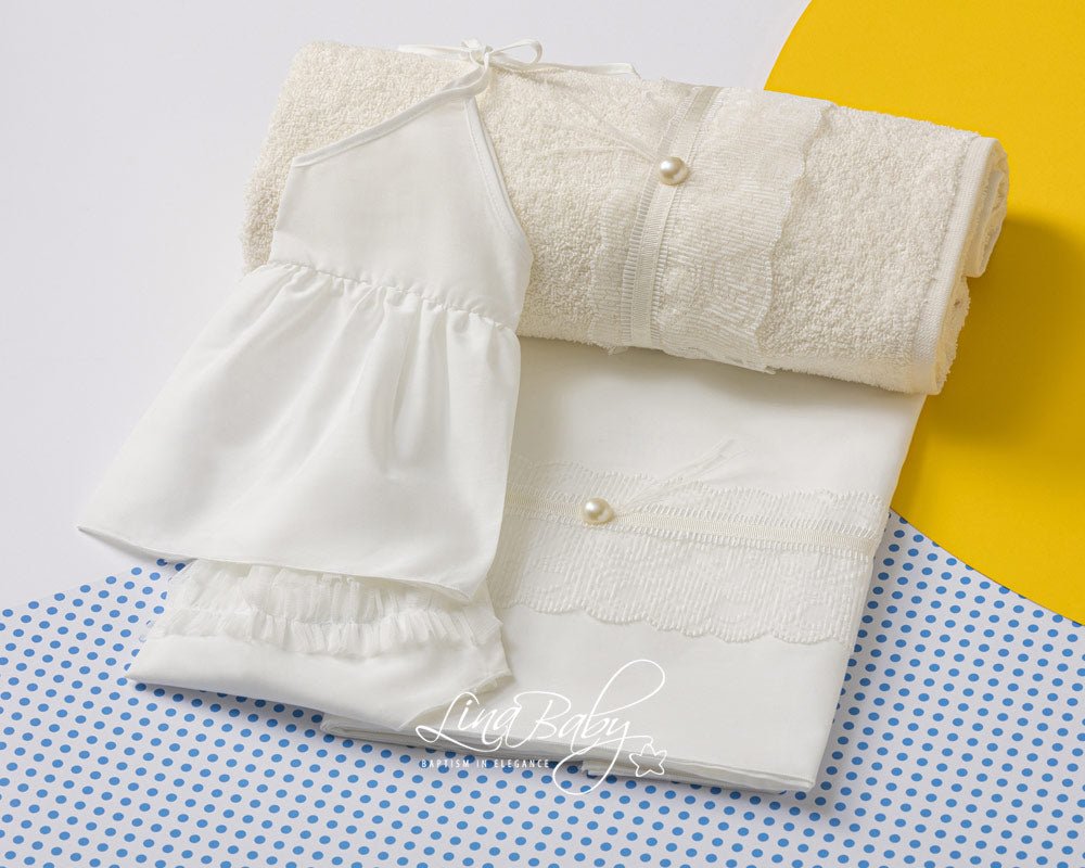 Iokasti Λαδόπανα Βάπτισης - The4kins baby brand