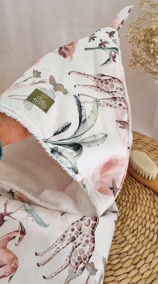 Jungle Vibes Μπουρνουζάκι Κάπα - The4kins baby brand