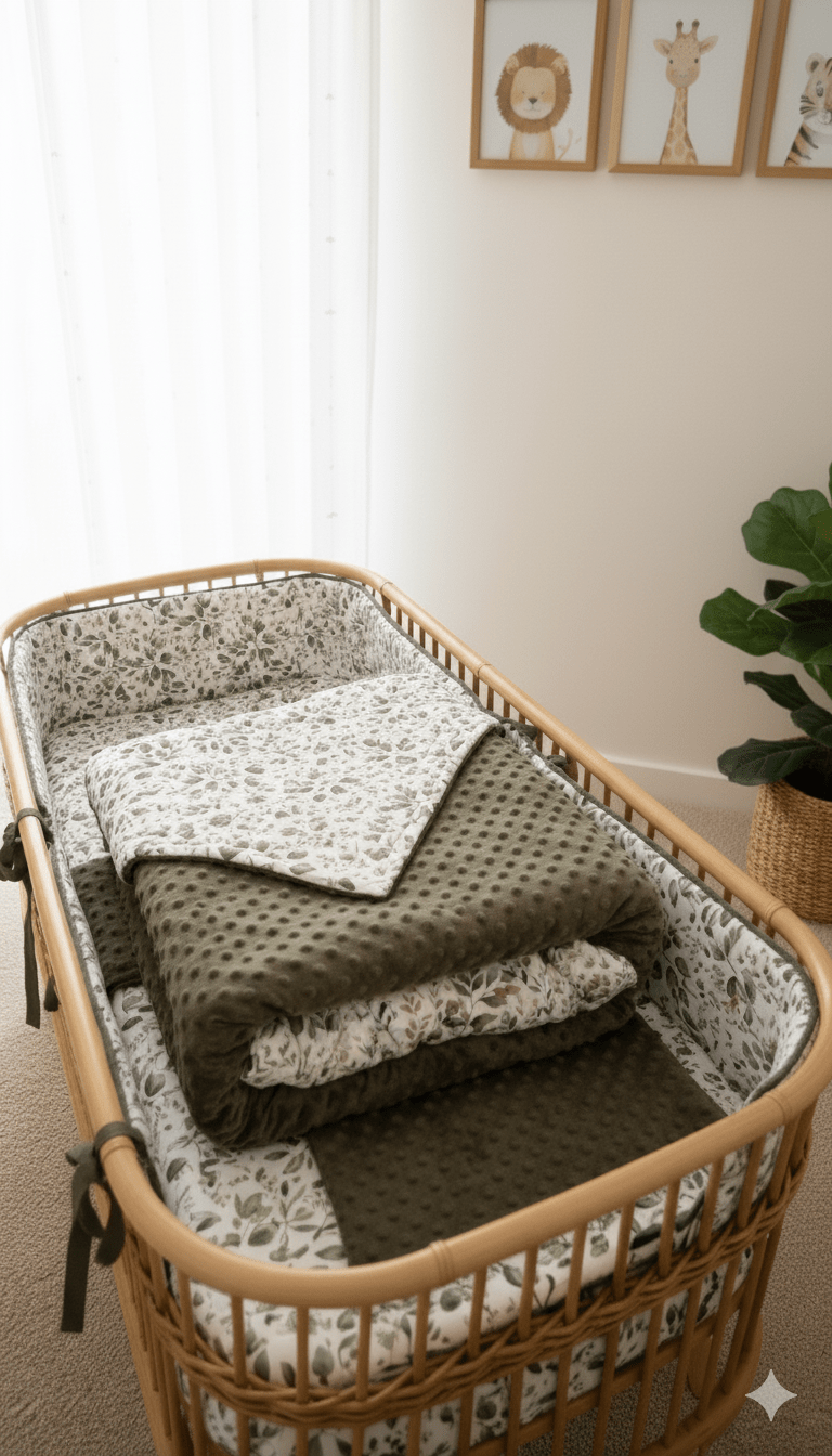 Magnolia Επενδυμένη Χειμερινή Κουβερτούλα - The4kins baby brand