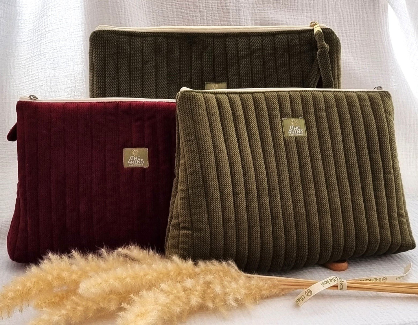 Mama Toiletry Bag Burgundy - The4kins baby brand