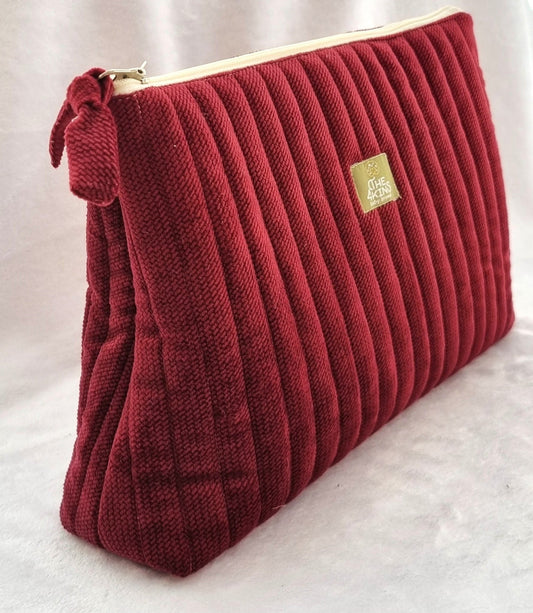 Mama Toiletry Bag Burgundy - The4kins baby brand