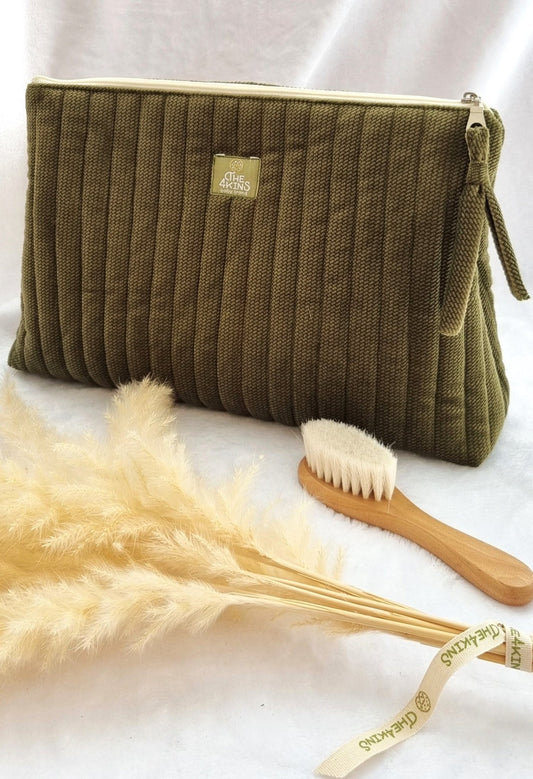 Mama Toiletry Bag Olive Green - The4kins baby brand