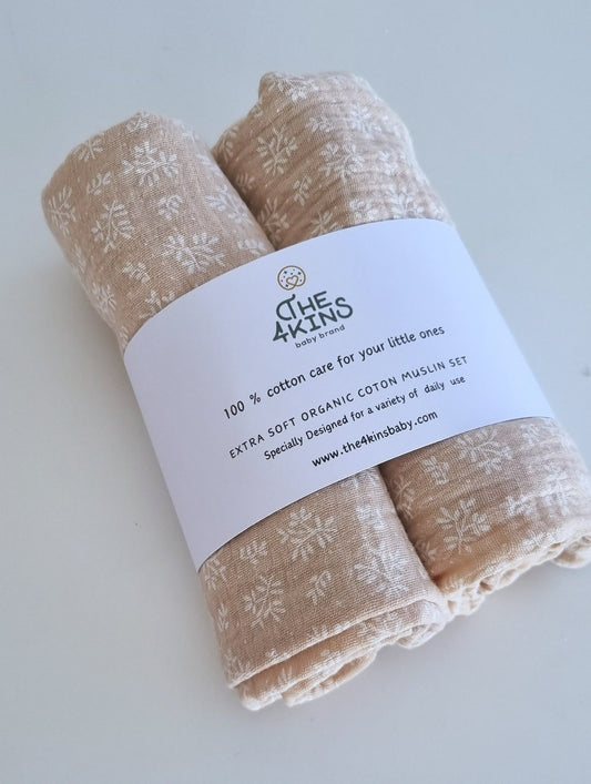 Muslin set - Πάνες Αγκαλιάς - The4kins baby brand