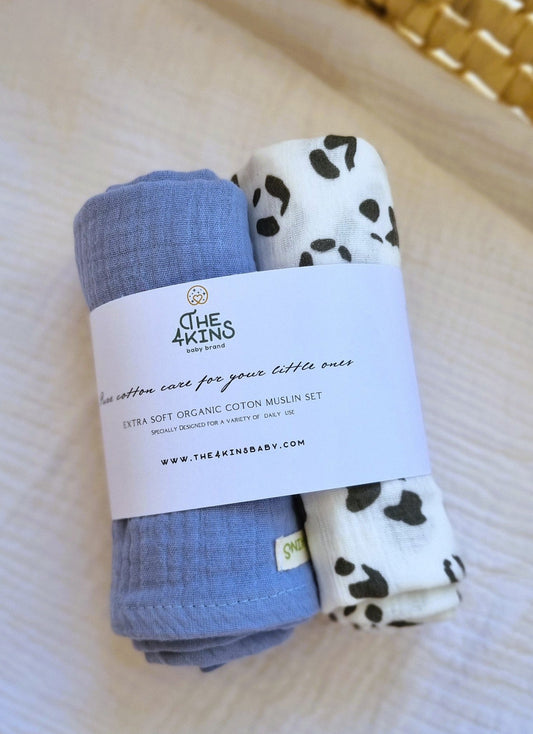 Muslin set - Πάνες Αγκαλιάς - The4kins baby brand