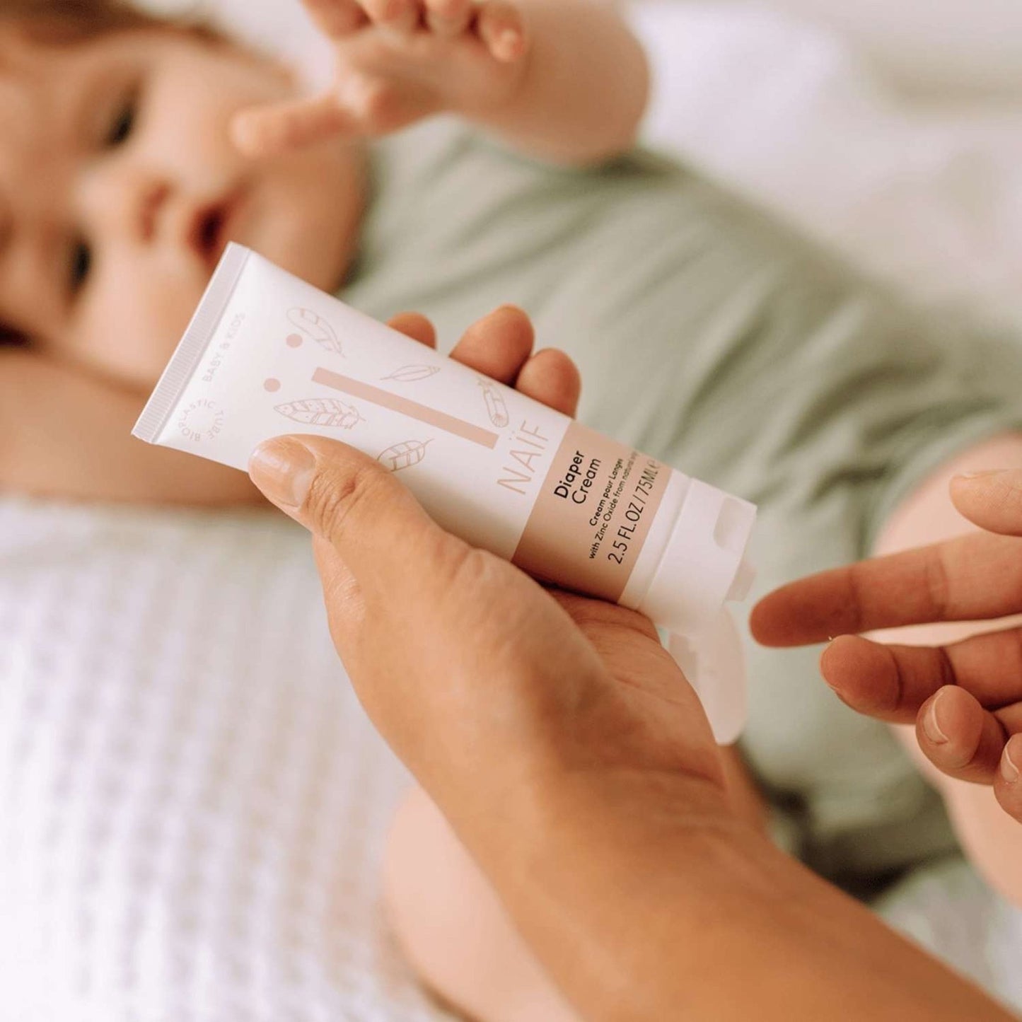 Naïf Diaper Cream Καταπραϋντική Κρέμα 75ml - The4kins baby brand