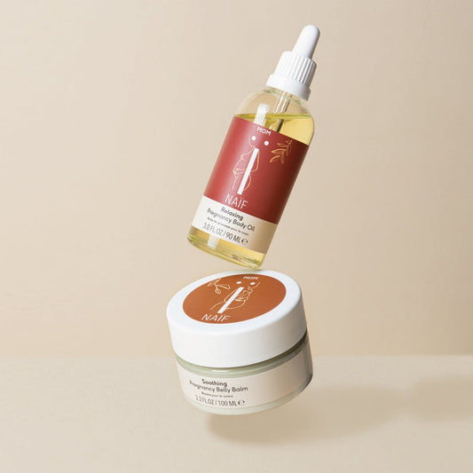 Naïf Σετ Φροντίδας Δέρματος για Εγκυμονούσες Κατά Των Ραγάδων - The4kins baby brand