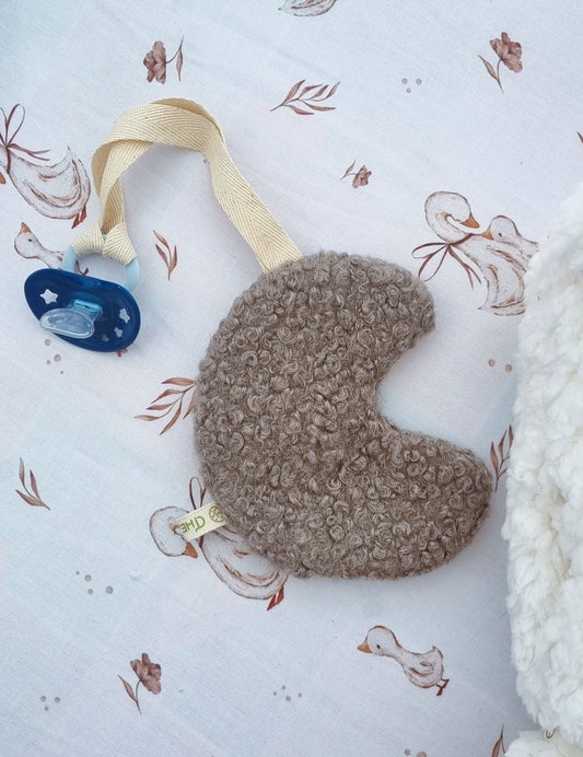 New Moon Teddy Αξεσουάρ Πιπίλας grey - The4kins baby brand