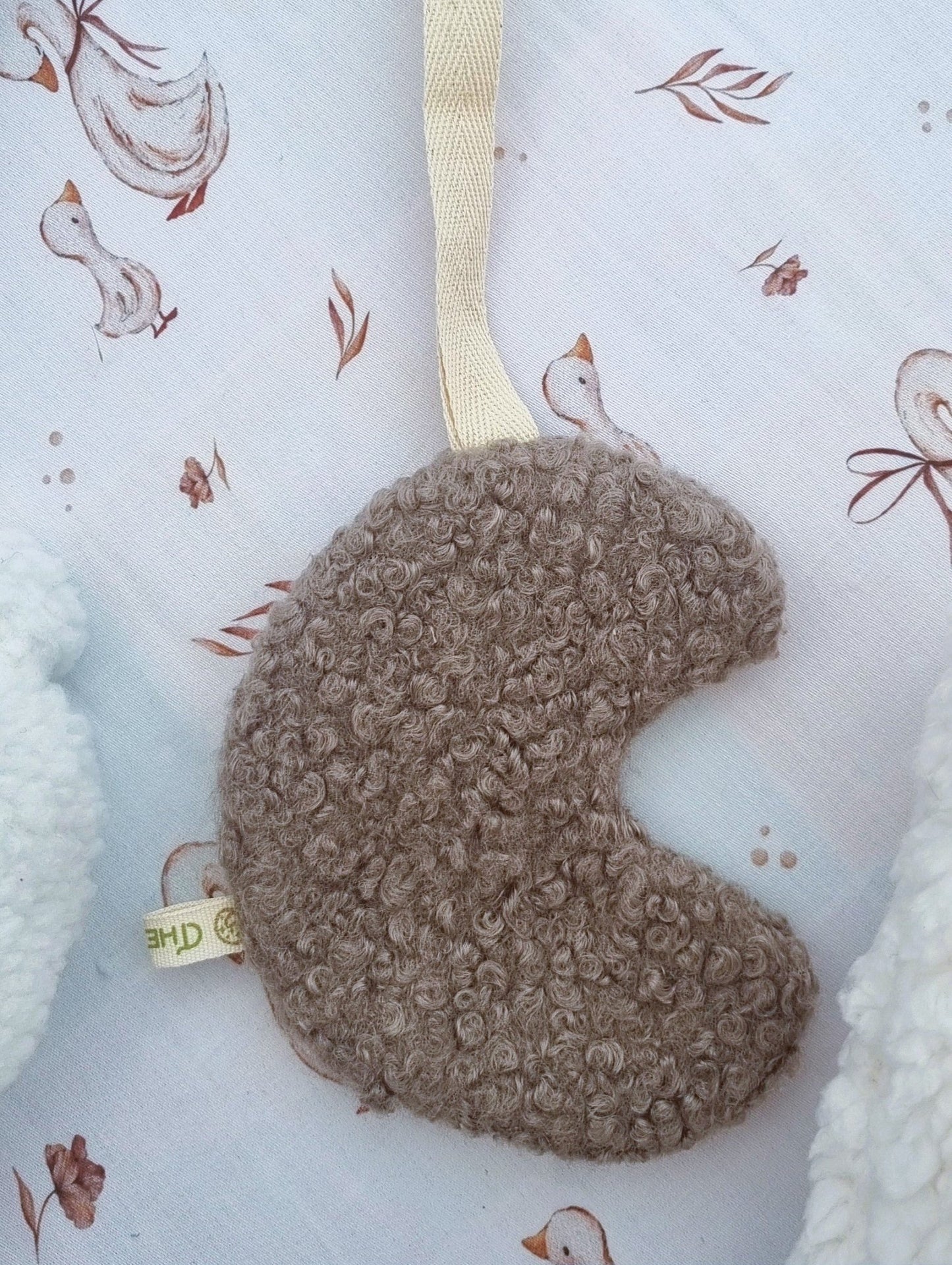 New Moon Teddy Αξεσουάρ Πιπίλας grey - The4kins baby brand