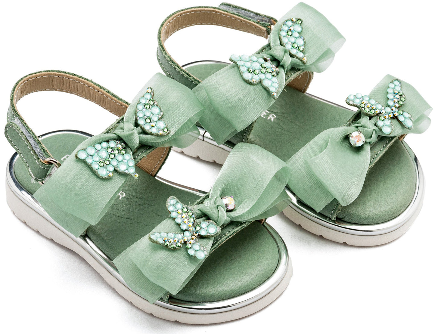 Πέδιλο με Φίογκους και Πεταλούδες (More Colors in) - The4kins baby brand