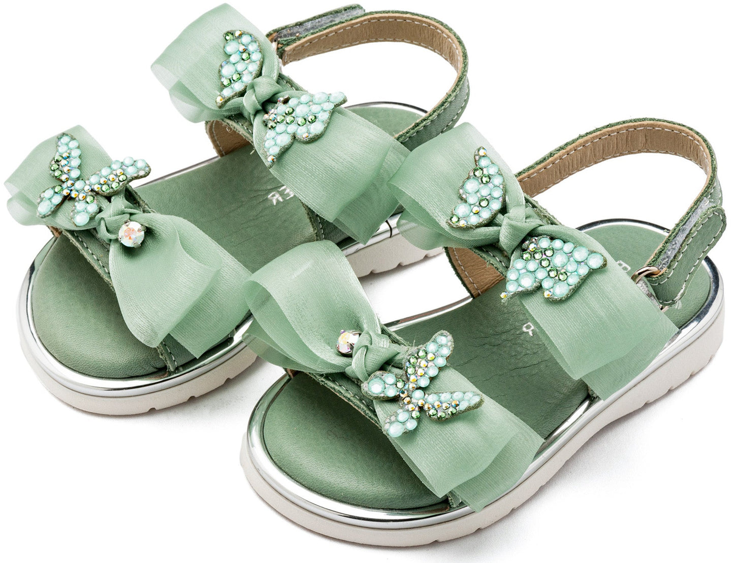Πέδιλο με Φίογκους και Πεταλούδες (More Colors in) - The4kins baby brand