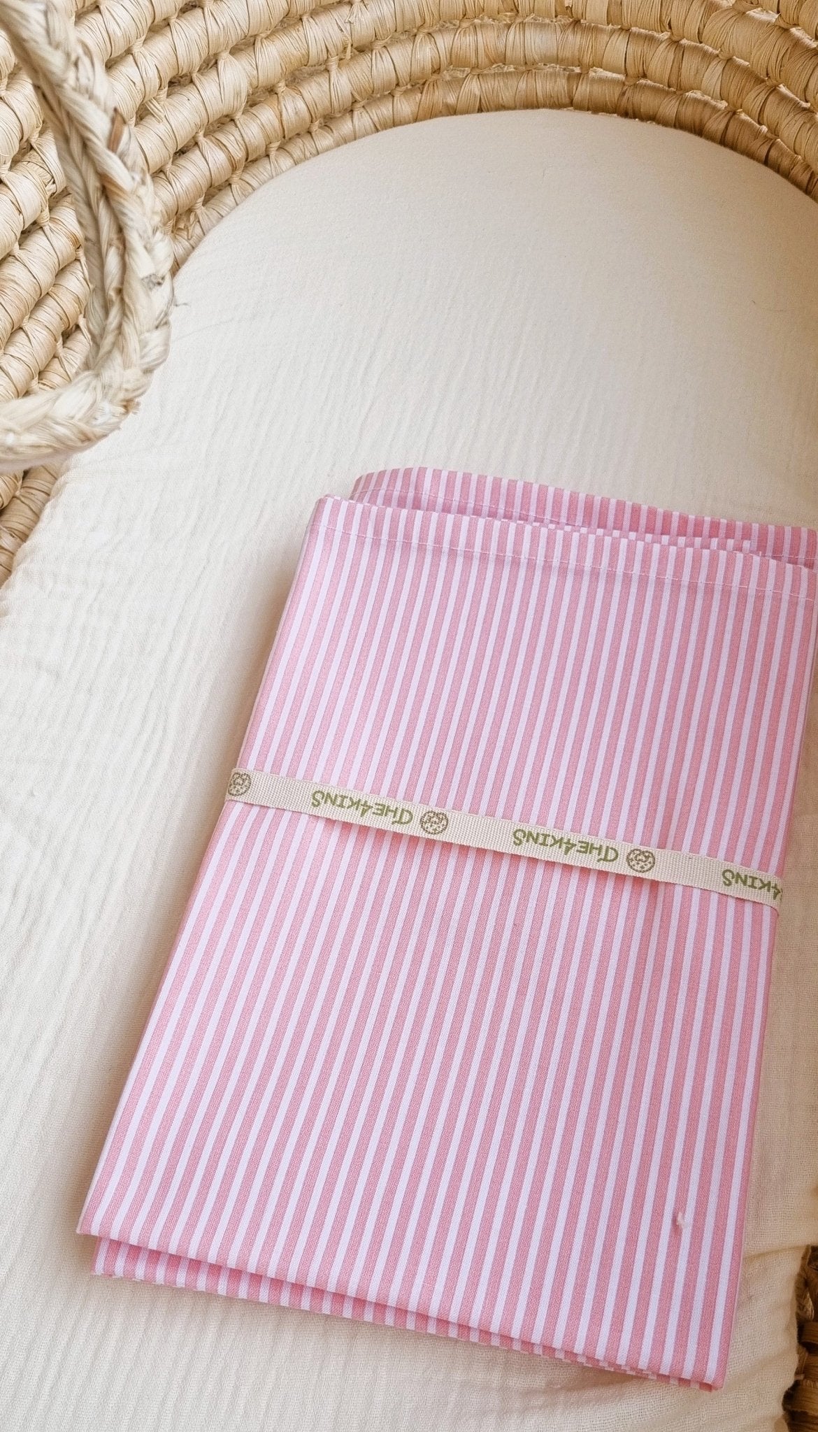 Pink stripes Σετ Μίνι Σεντονάκια - The4kins baby brand