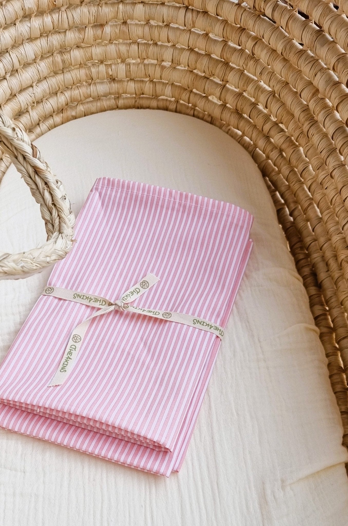 Pink stripes Σετ Μίνι Σεντονάκια - The4kins baby brand