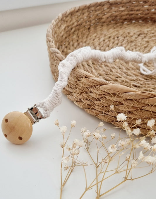 Πλεκτό Κλίπ Πιπίλας - The4kins baby brand