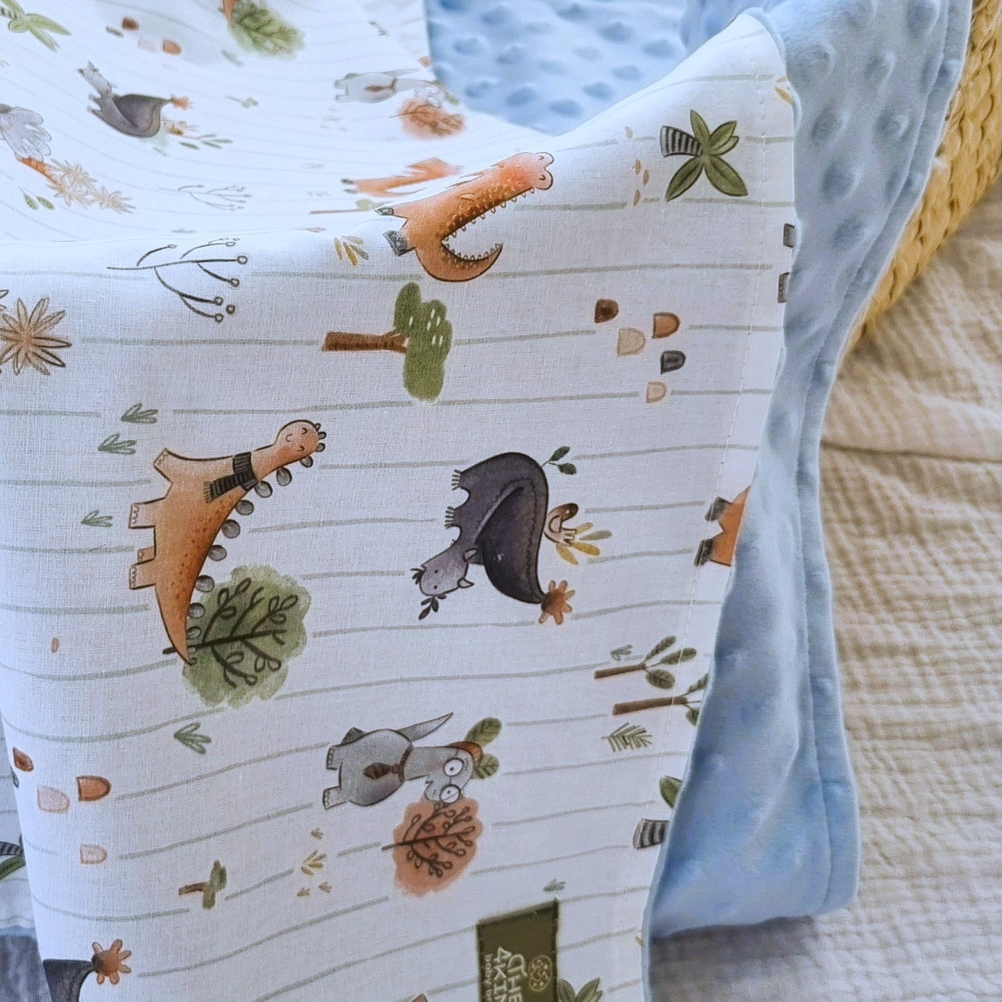 Roar Minky Κουβερτούλα - The4kins baby brand