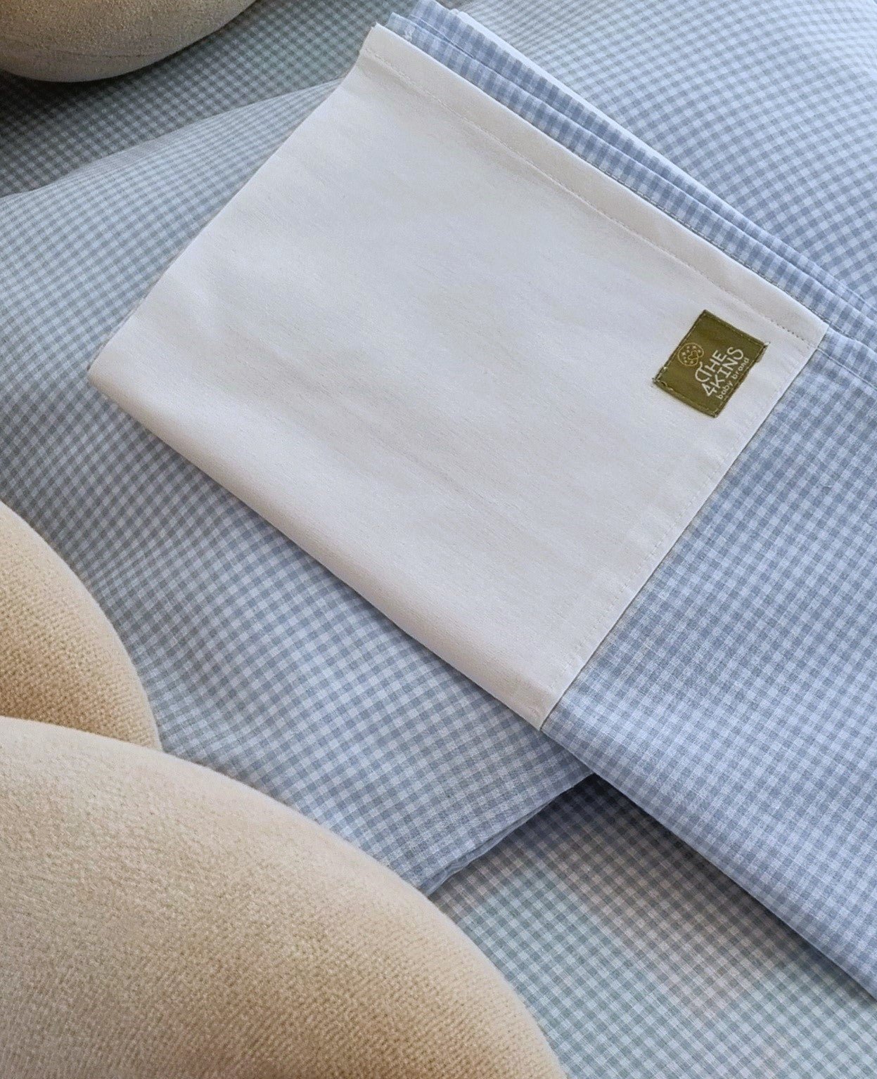 Rustic Harmony in Blue Σετ Σεντονάκια - The4kins baby brand