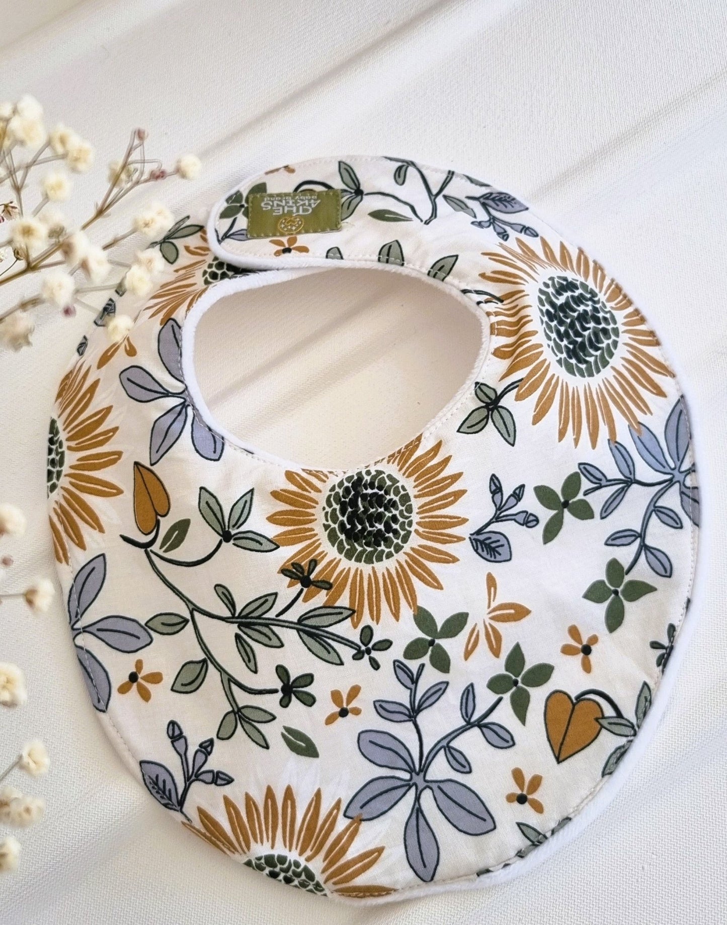 Sunflower Αδιάβροχη Σαλιάρα - The4kins baby brand