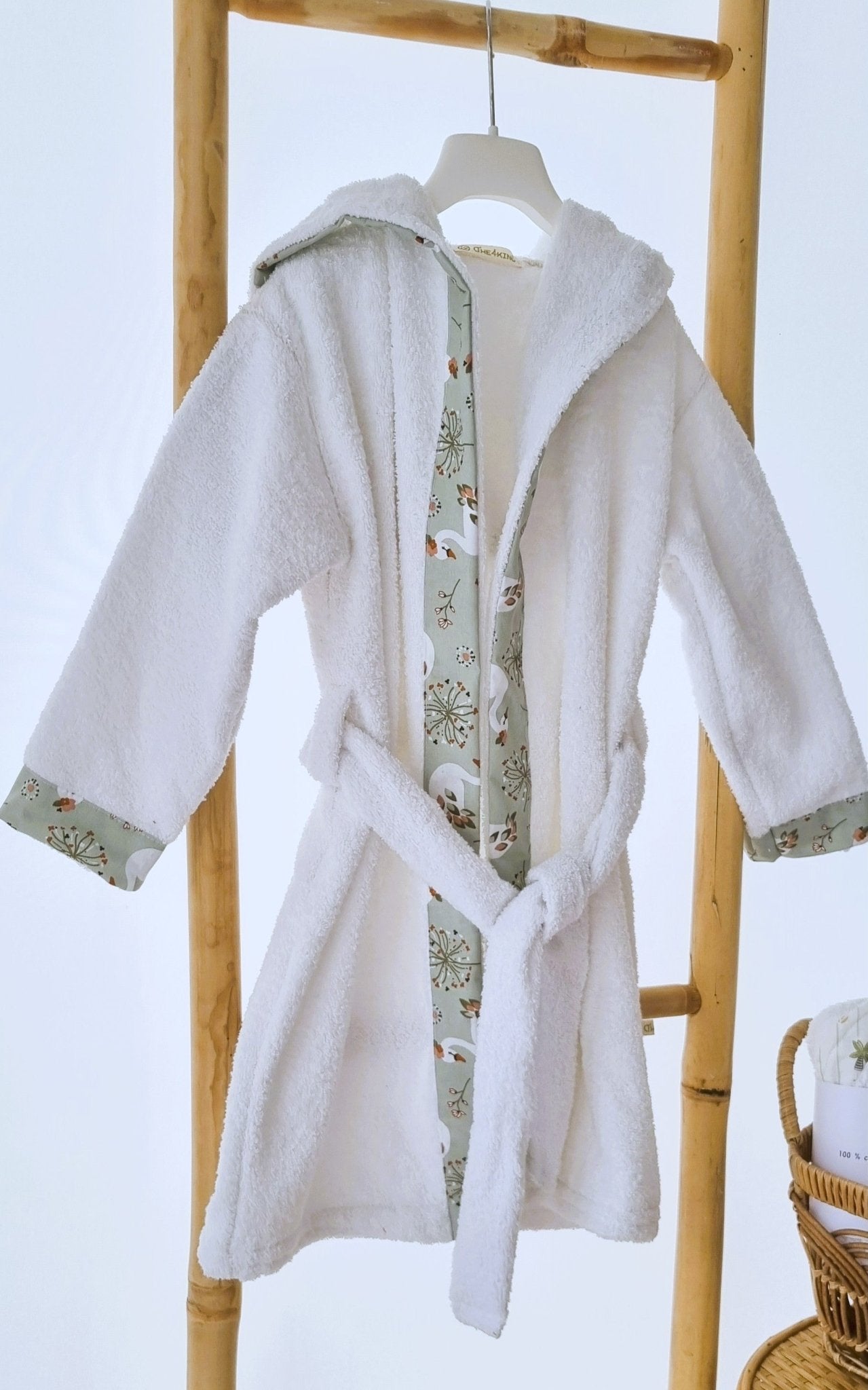 Swan lake Μπουρνούζι - The4kins baby brand