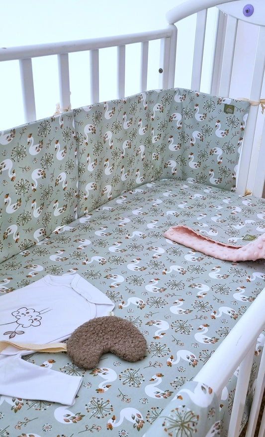 Swan Lake Σεντόνι - The4kins baby brand