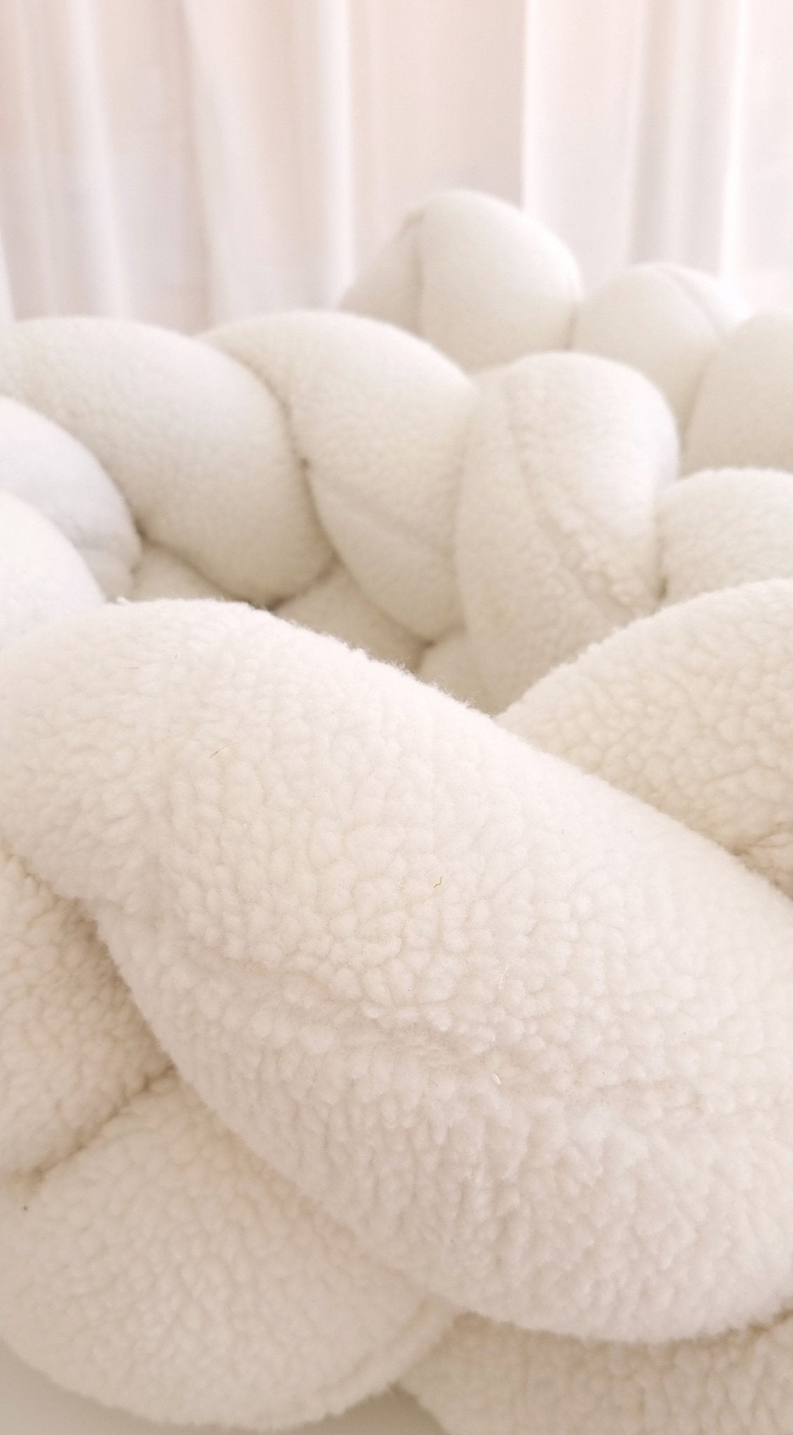 Teddy Πλεξούδα Braided Cot Bumper - The4kins baby brand