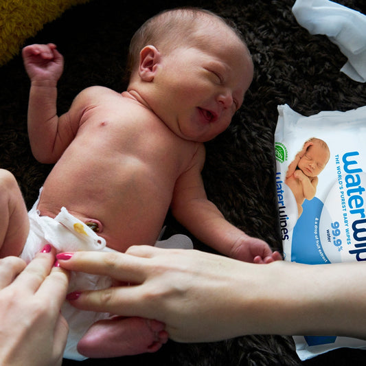 WaterWipes, 100% Plastic - free Άοσμα Μωρομάντηλα, 99.9% Νερό, Ηλικίες 0+, 720 Μαντηλάκια (12πακ/60τμχ) - The4kins baby brand