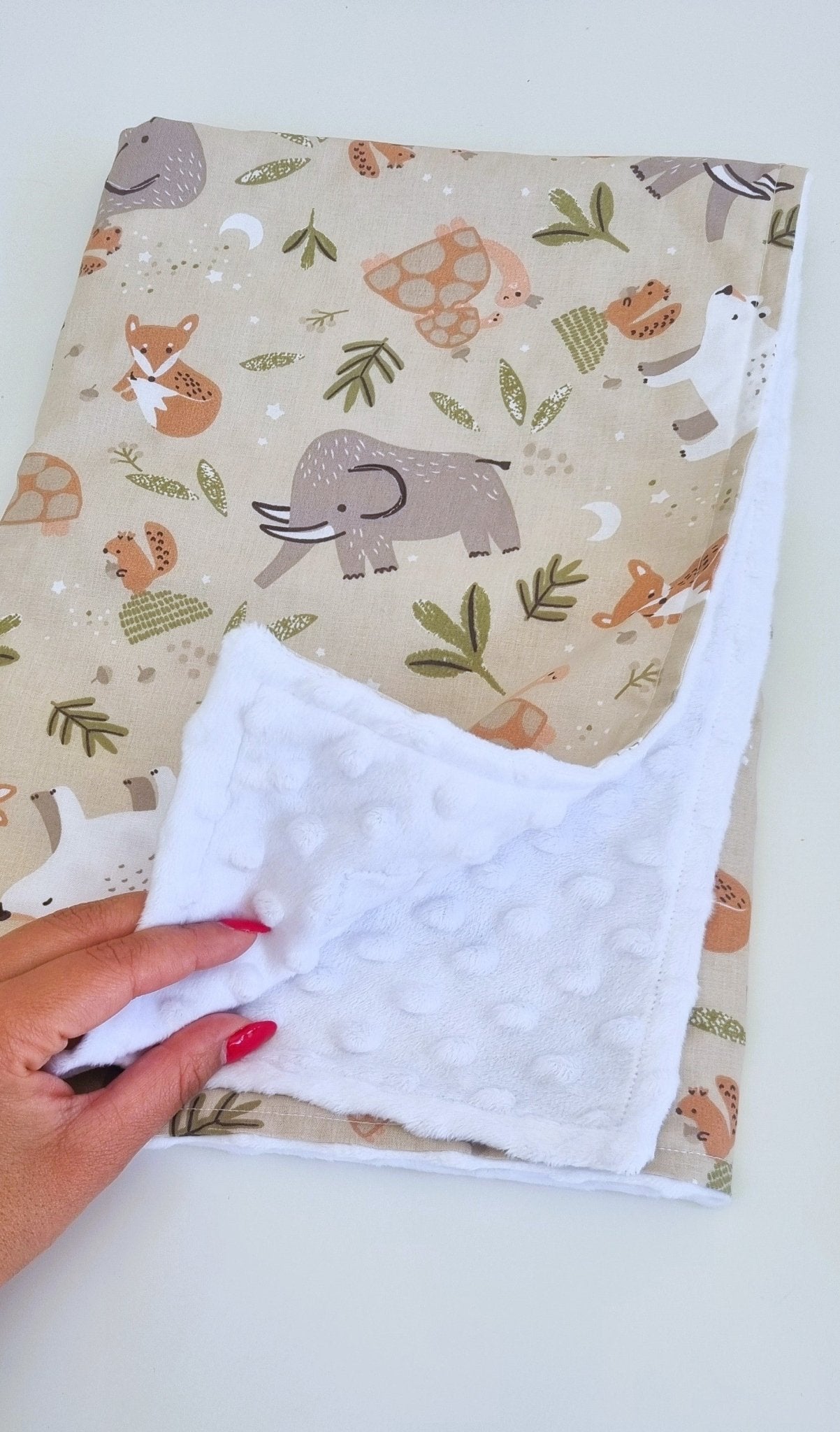 Woodland Wonders Minky Κουβερτούλα - The4kins baby brand