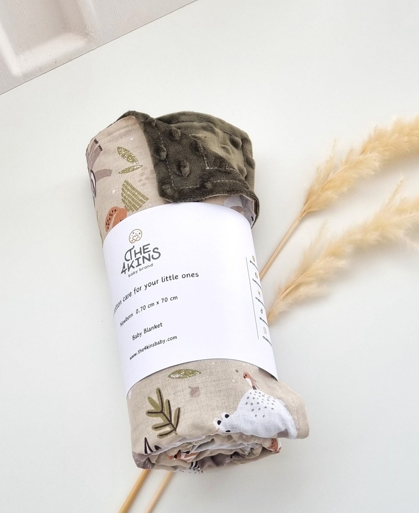 Woodland Wonders Minky Κουβερτούλα - The4kins baby brand
