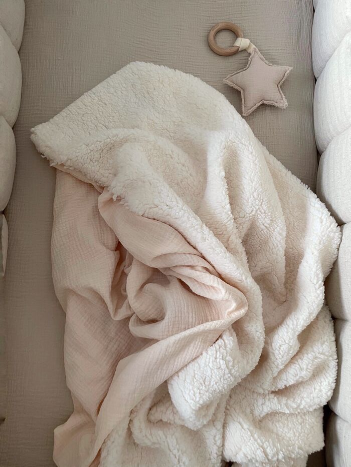 Χειμερινή Teddy Κουβερτούλα - The4kins baby brand